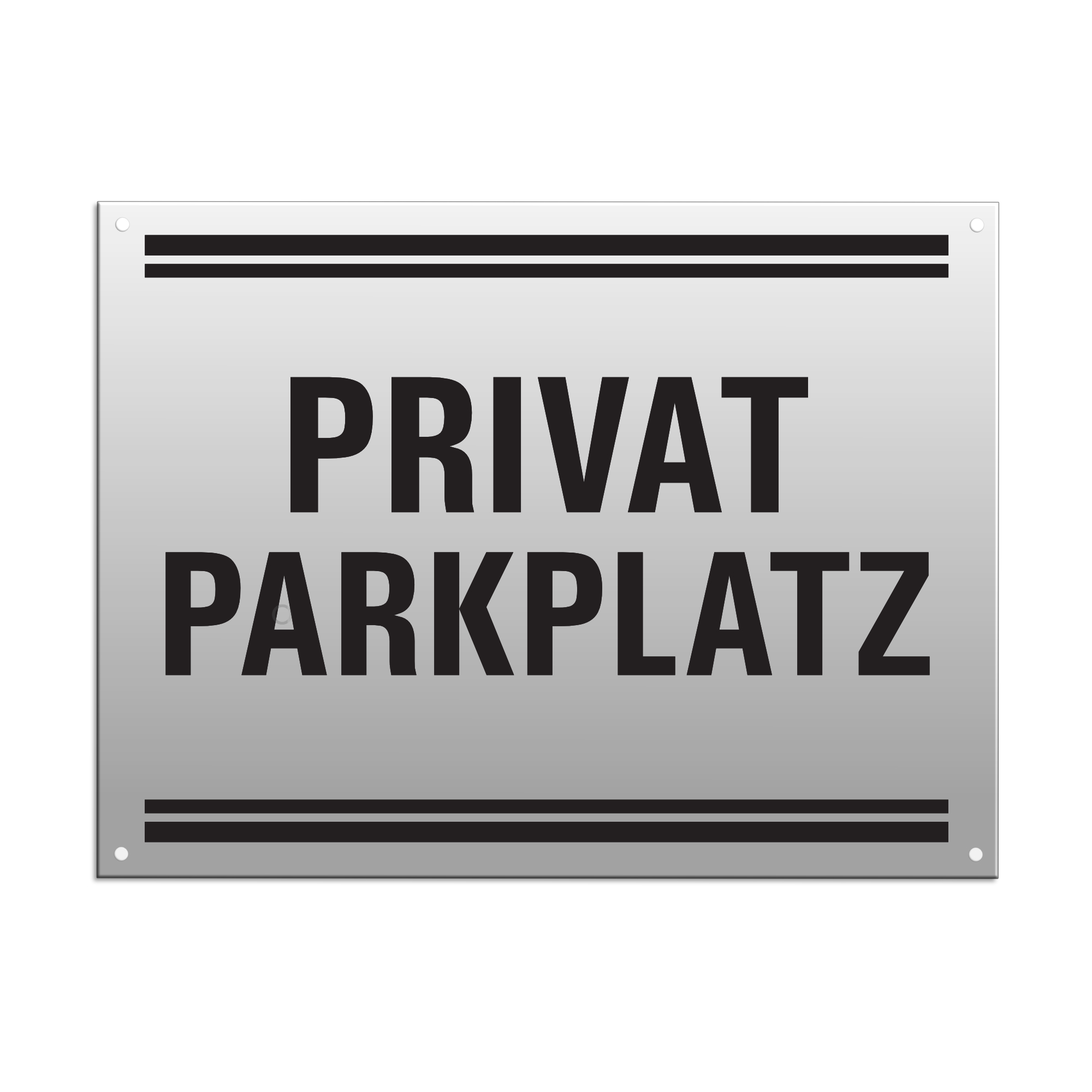 Privat-Parkplatz Schild