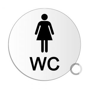 Schild WC Damen