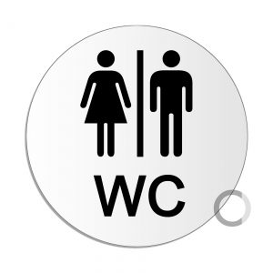 Schild WC Damen und Herren