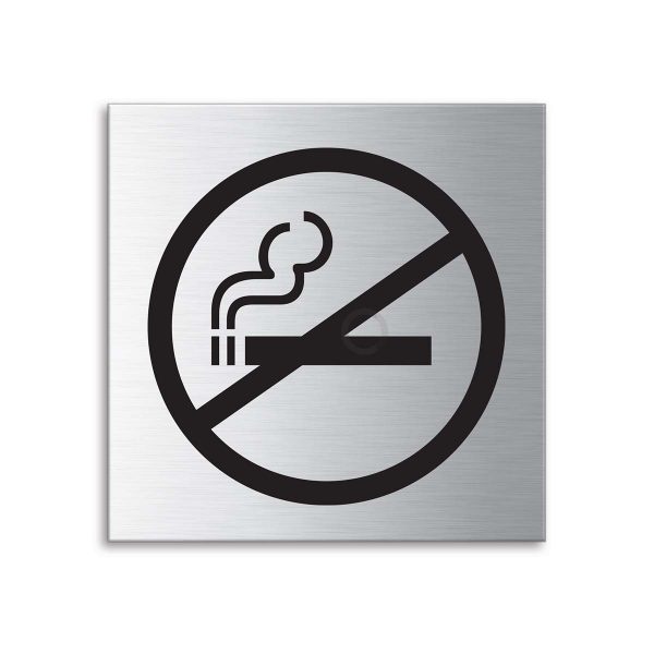 Rauchverbot Schild Rauchen erlaubt Rauchen verboten Edelstahl selbstklebend neu 